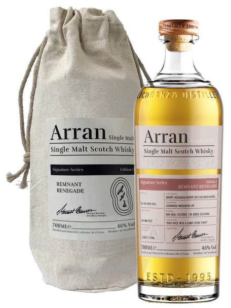 Arran Remnant Renegade Signature Ed. 1 0,7l 46 % vol. Single Malt Whisky