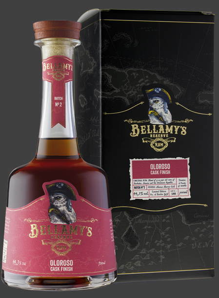 Bellamy's Reserve Oloroso II 2023 cask Barbados Jamaica Dom 0,7l 44,3% vol. Belamys Rum limited Edition