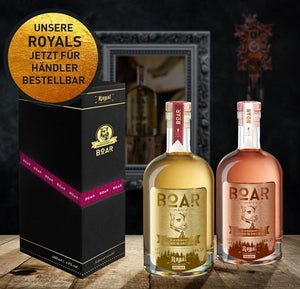 Boar Royal Gin WEISS limited Edition 2021 0,5l 43% vol. Flasche limitierte Edition fassgelagert