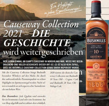 Laden Sie das Bild in den Galerie-Viewer, Bushmills Causeway 2010 2021 Cuvee cask Collection 10y 0,7l 54,8% vol. Irish Whiskey