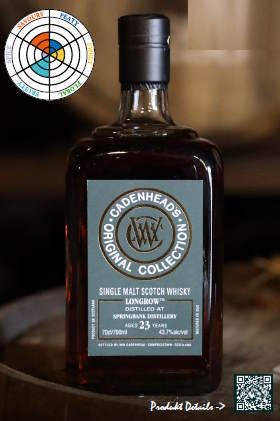 Longrow 23y Oloroso cask Cadenhead's 0,7l 43,7 %vol. 02 2026 Whisky