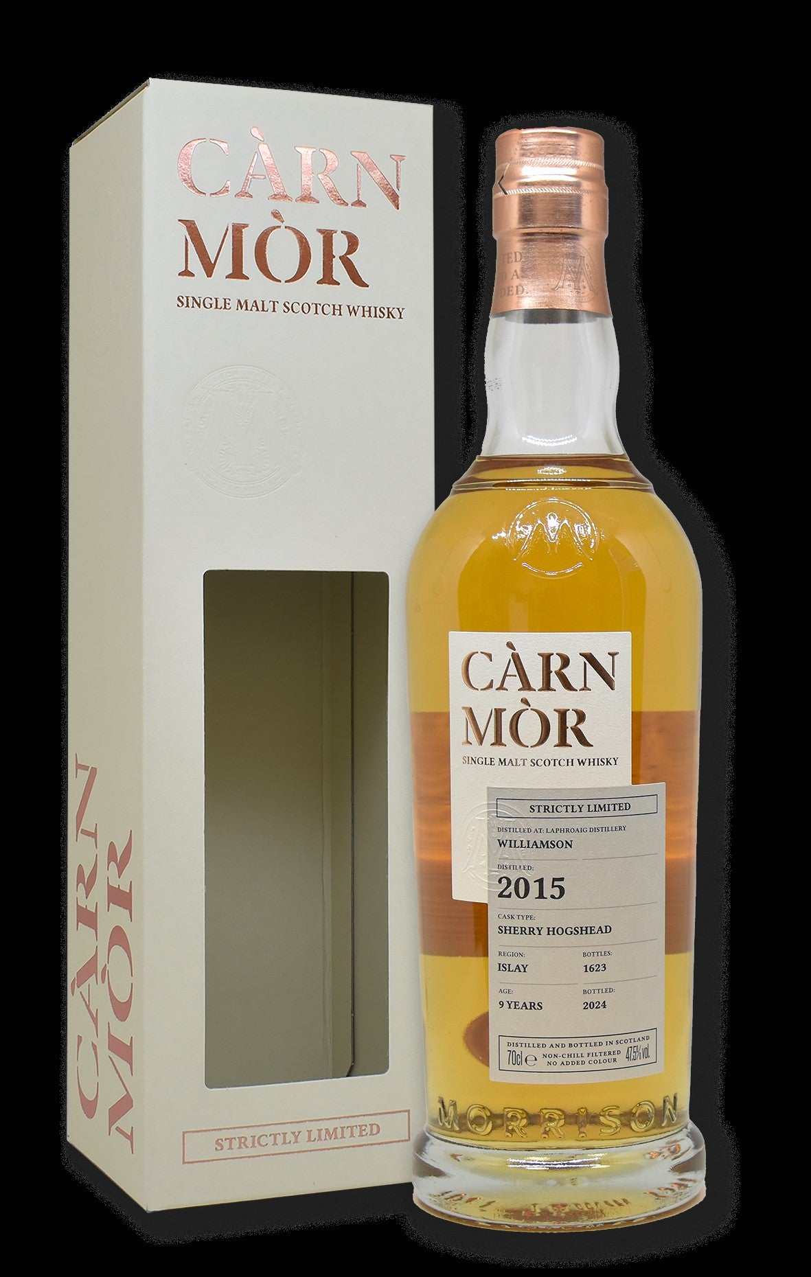 Laphroaig Williamson 2015 sherry cask 9 y Carn Mor Hogsheads Islay 47,5% vol. 0,7l Whisky