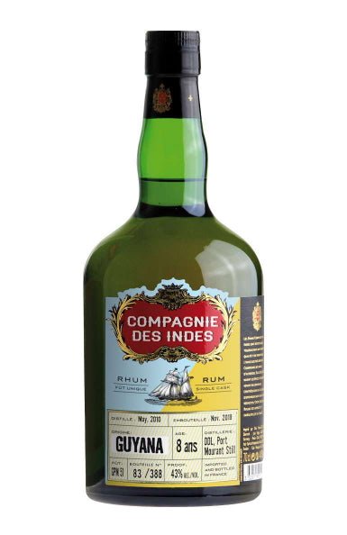 Compagnie de indes Guyana 8y Rum Diamondist. 0,7l 43% vol. Single Cask RUM CDI - inn-out-shop