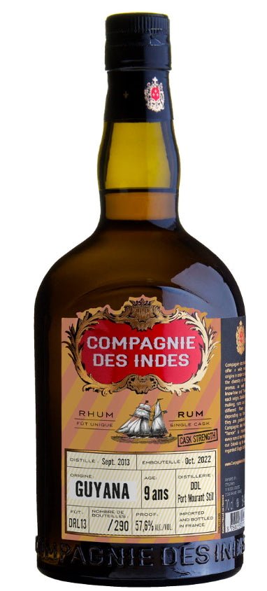 Compagnie de indes Guyana 2013 DDL Port Mourant Still 9YO Cask Strength 0,7l 57,6% vol. Single Cask RUM CDI - inn-out-shop