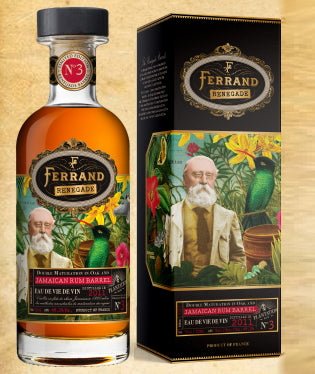 FERRAND Renegade Barrel N° 3 Eau de Vie de Vin 0,7l 48,2% vol. limited Edition Cognac und PLANTATION Rum Jamaica Long Pond Fass gelagert 