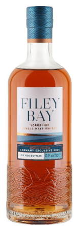 Filey Bay german exclusiv 2023 0,7l 50,5 % vol. smal batch triple cask Whisky finish in ein Ex-Bourbon, Ex Moscatel Sherry