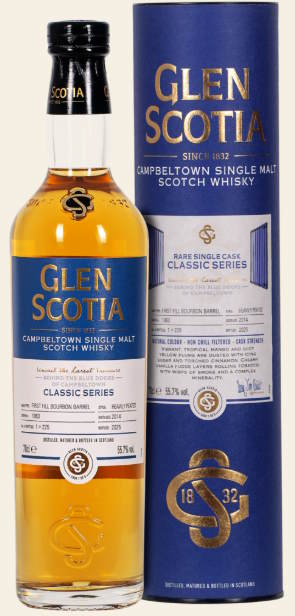 Glen scotia Single cask Vintage 2014 2026 First Fill Bourbon Barrel heavily peated
2 of 3 0,7l 56,7 %vol. Whisky Behind the Blue Doors Classic Series 2nd unveiling
#1966