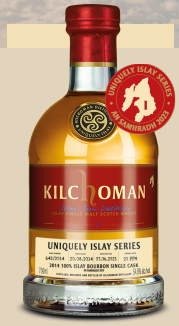 Kilchoman an Samhradh 2023 2014 Bourbon cask Edition Uniquely Islay Series Vintage 0.7l 54,8% Fassstärke #642 cask single