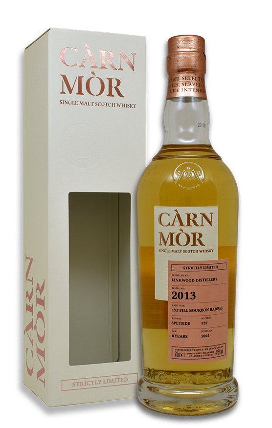Linkwood 2013 2022 Carn Mor Bourbon Barrel Speyside 47,5% vol. 0,7l Strictly Limited Whisky limitiert auf 937 Fla