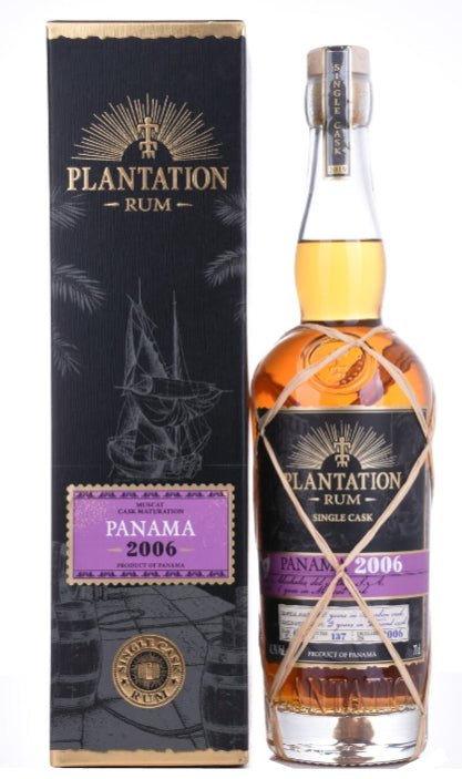 Plantation Rum Panama 13y 2019 2006 XO 0,7l 41,9%vol. Edition single cask Muscatel limitiert Alcoholes del Istimo