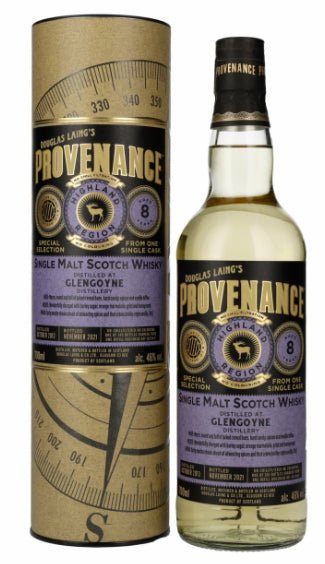 Glengoyn 8Y single cask 2013 2021 Provenance 46% vol. 0,7l Whisky Douglas Laing s