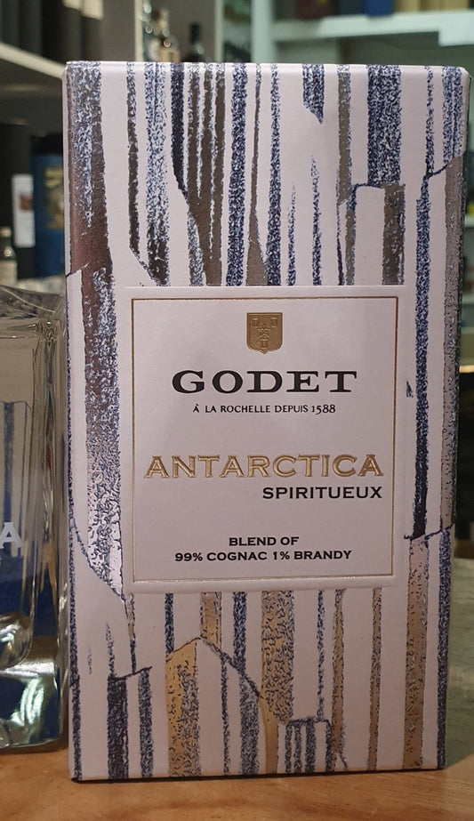 Antarctica blanc glacé 99% Cognac Godet 0,5l 40% vol.