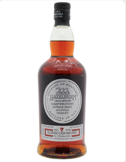 Hazelburn 7 y 2026 Sherry Cask 0,7l 47,9 % vol. Whisky Campbeltown