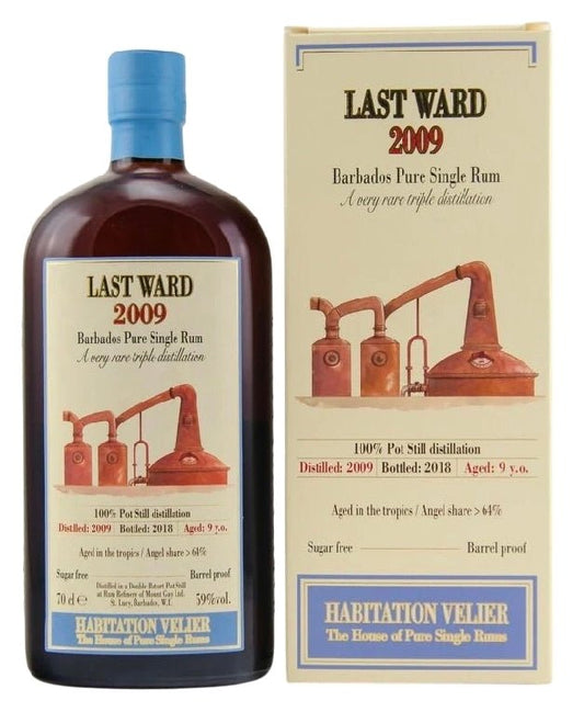 Velier Last Ward 2009 Barbados Mount Gay Rum 0,7l 59 %