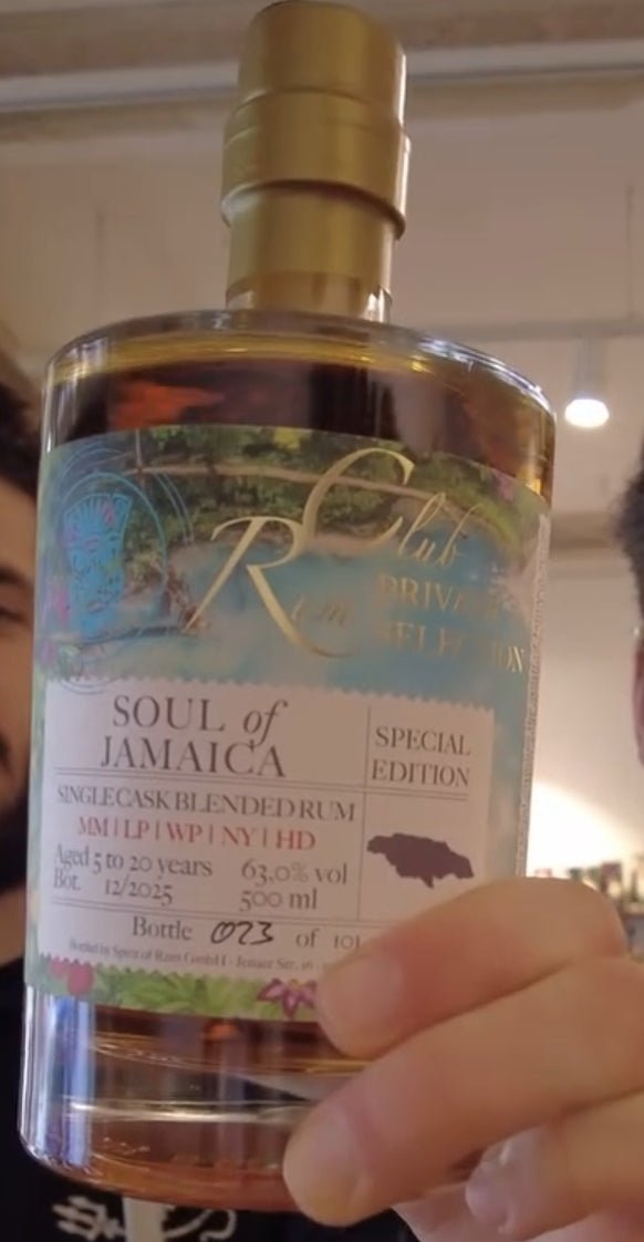 Rumclub Soul of Jamaica MM NY LP HD WP Village 2026 63% vol. 0,5l Special Edition Single cask blended Rum club Jamaika
