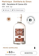 Laden Sie das Bild in den Galerie-Viewer, HSE 2016 Canne D'or Parcellaire #1 weiss Agricole Rum 55% vol. 0,7l Rhum blanc - inn-out-shop