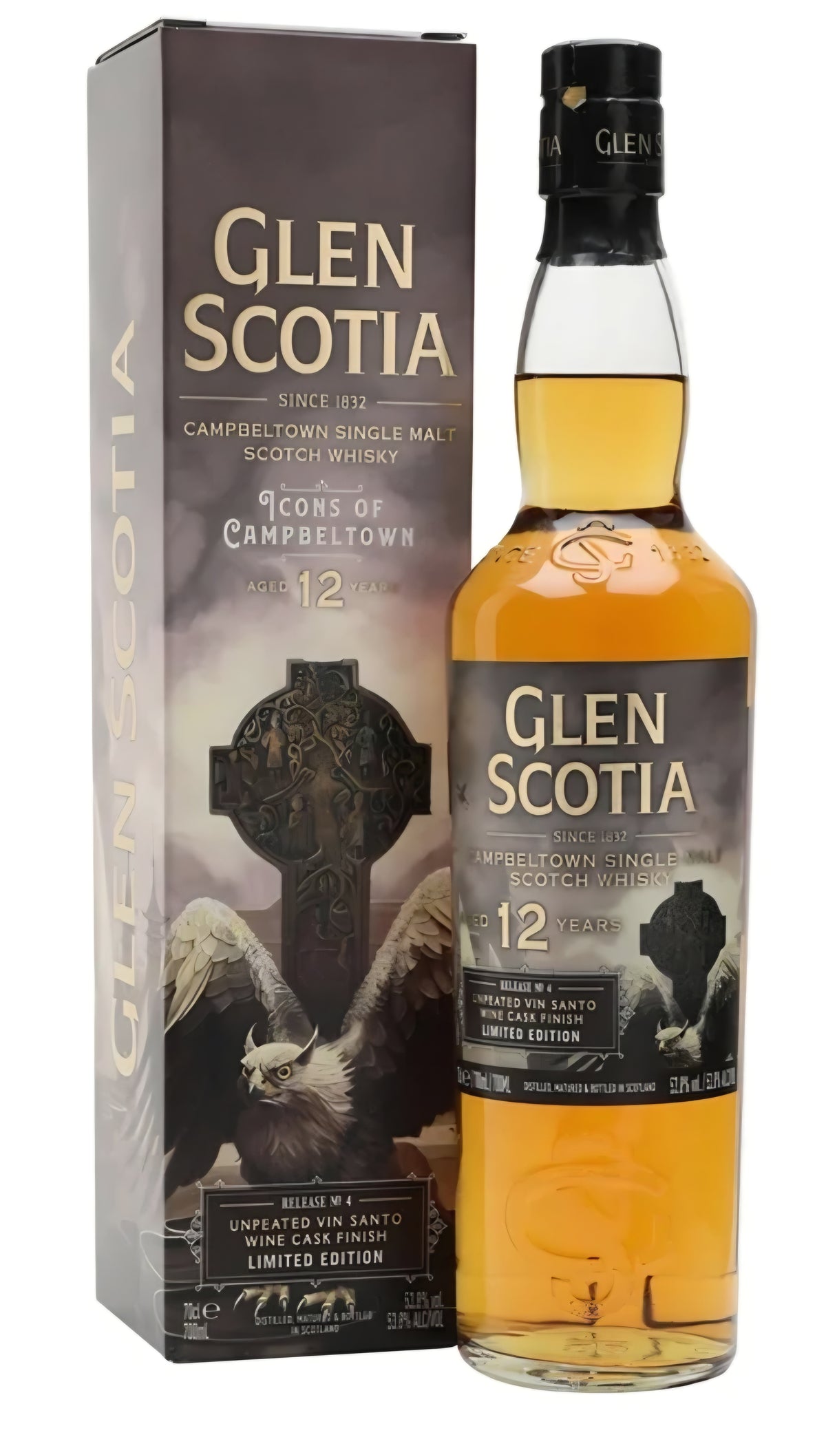 Glen Scotia The Griffin Icons of Campbeltown whisky #4 unpeated Vin Santo Finish 12 y 0,7l 53,8 %vol. glenscotia