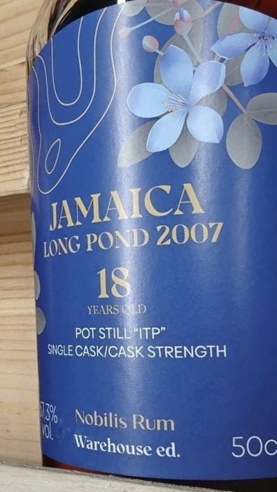 Nobilis Warehouse ed. Jamaica Long Pond 2007 18y ITP 0,5l xx 57,3% vol. single cask rum Jamaica