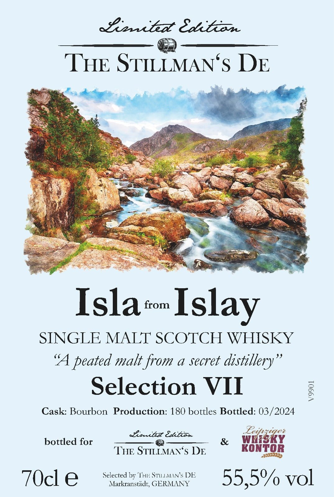 Caol Ila Single cask Isla from Islay Ed.7 The Stillmans Whisky VII 0,7l 55,5 %vol.
