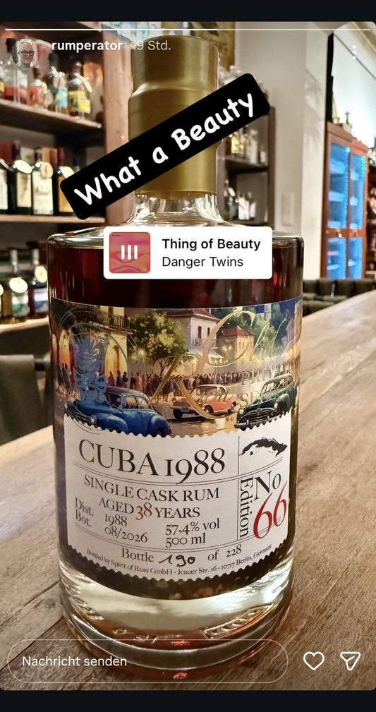 Lista de espera para información Rumclub 66 Cuba 1988 ron single cask