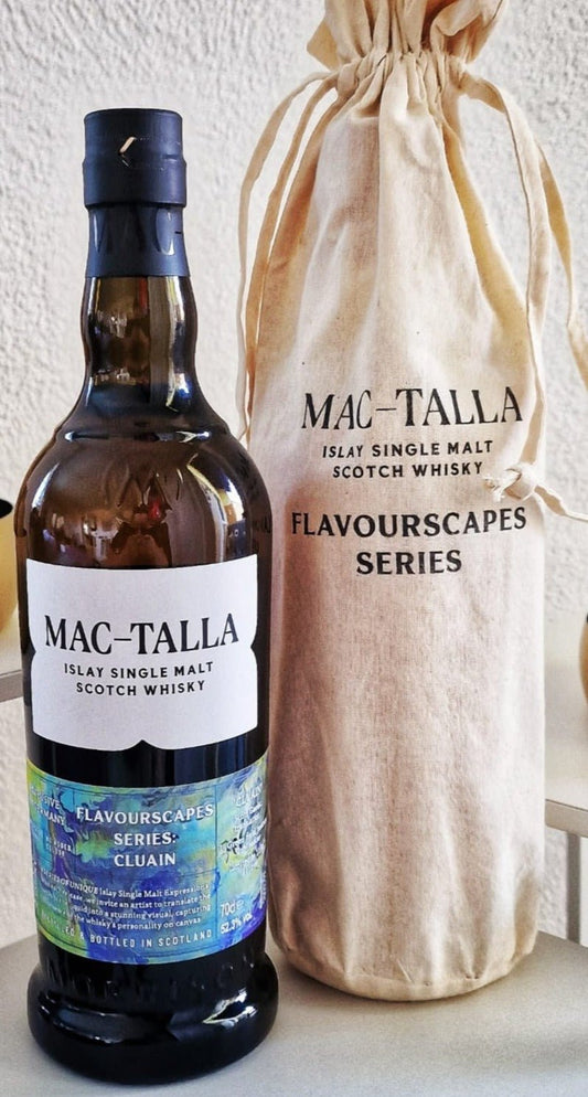 Mac-Talla Cluain flavourscape series Artist Series cask strength Whisky Islay single malt 0,7l 52,3 % vol. mit GP Morrison