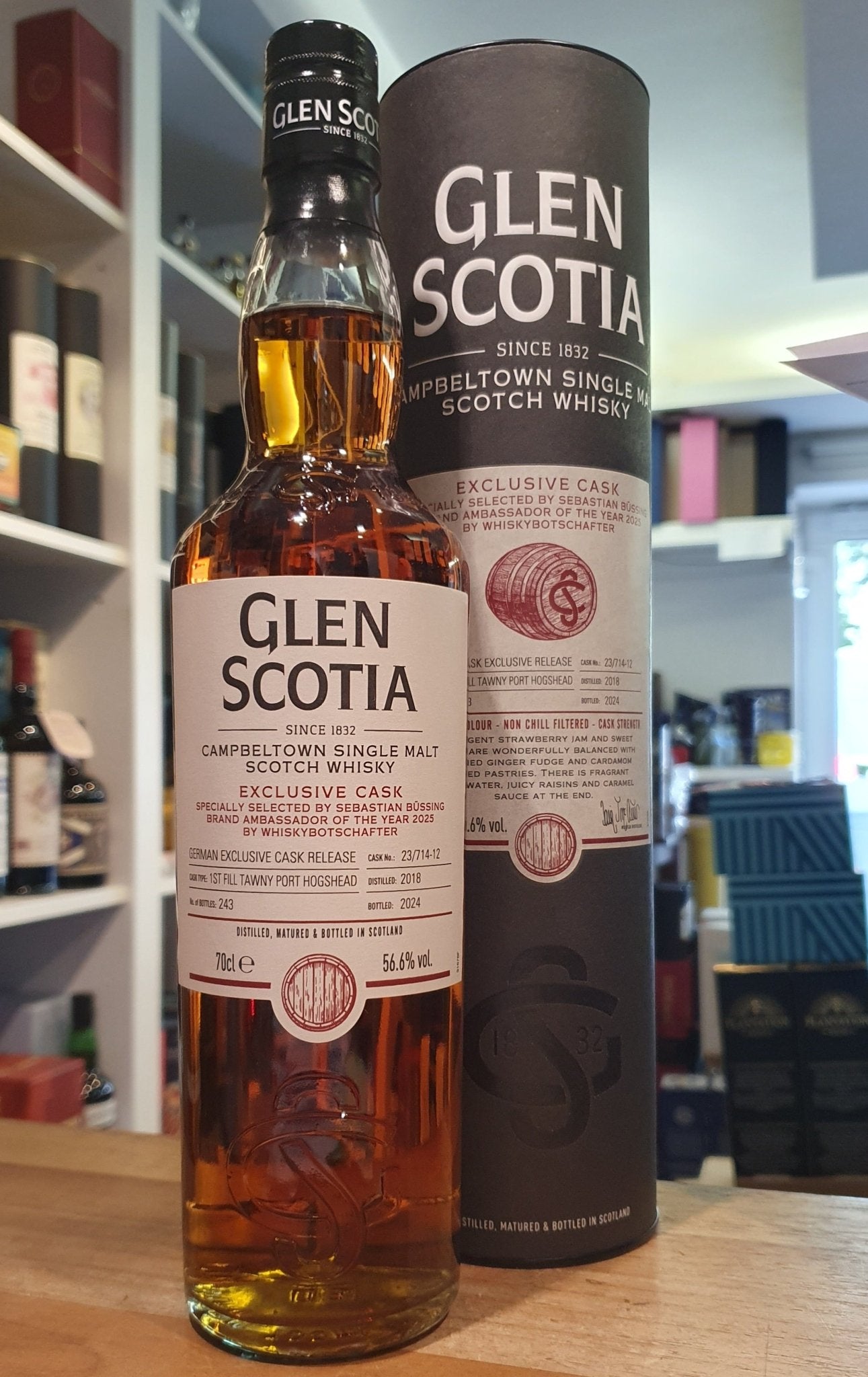 Glen scotia 2018 Tawny Port cask Vintage0,7l 56,6% vol. Whisky Sebastian Büssing 23/7 14 - 12