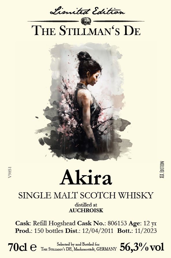 Auchroisk 2011 Akira The Stillmans 0,7l 56,3% vol. Whisky - inn-out-shop