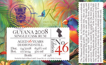 Chargez l'image dans la visionneuse de la galerie,Rumclub ed.46 Guyana DDL 2008 2024 0,5l 63,6% vol. rum club Private Selection Edition