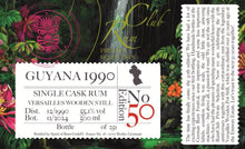 Laden Sie das Bild in den Galerie-Viewer, Rumclub Ed.50 Versailles 1990 Guyana Wooden Pot Still 0,5l 55,1% vol. rum