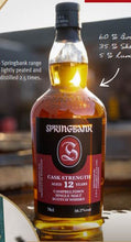Laden Sie das Bild in den Galerie-Viewer, Springbank 12y 2024 cask strength o.Dose 0,7l 56,2% vol. Schottland Campbeltown