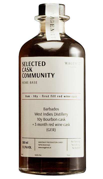 Wagemut West indies 10y SCC PX Single Cask 2021 Cask Strength Barbados Rum 0,7l 51,5%vol. Home base