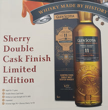 Laden Sie das Bild in den Galerie-Viewer, Glenscotia 11 Finished sherry PX + Oloroso sherry cask strength single malt scotch whisky Campbeltown 0,7l 54,1 %