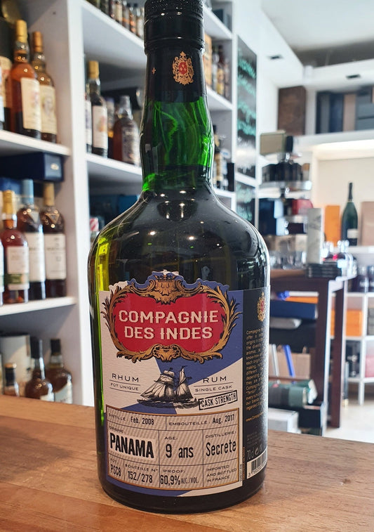 X Compagnie des Indes Panama 9 0,7l 60,9 %vol. cdi Rhum Rum Fassabfüllung Sonderedition limitiert auf ein Fass