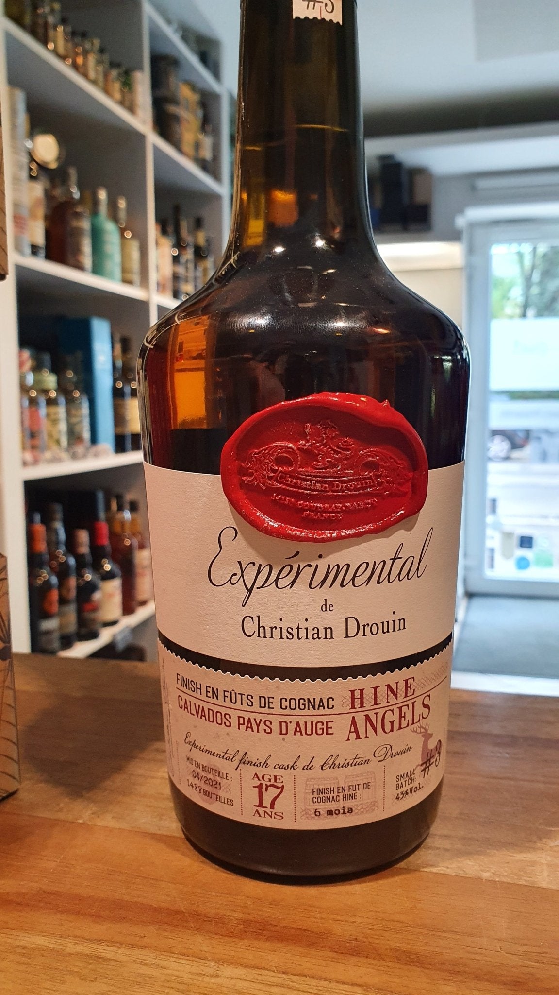 Christian Drouin 17y Calvados Experimental Hine cask Angels 0,7l 43% vol.