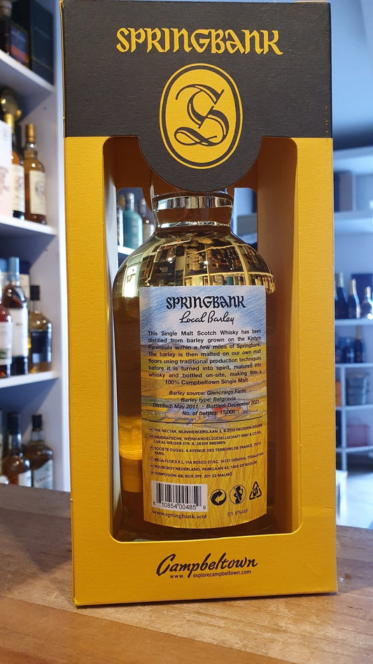 X Springbank Local Barley 10y 0,7l 51,6% vol. Schottland Campbeltown