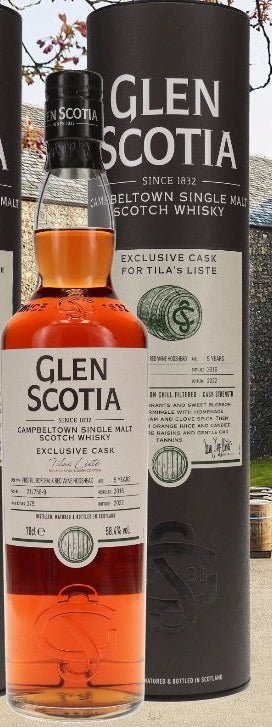 x Glen scotia 2016 Bourbon single cask 0,7l 59,3% vol. Whisky Campbelton Bourbon 3245 BSC