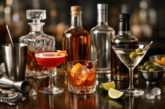 Cocktails mixen mit hochwertigen Spirituosen