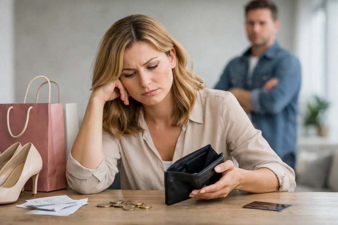 Wenn das Budget der Frau schon ausgegeben ist