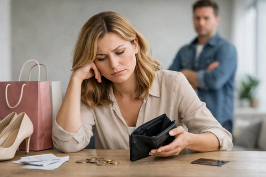 Wenn das Budget der Frau schon ausgegeben ist