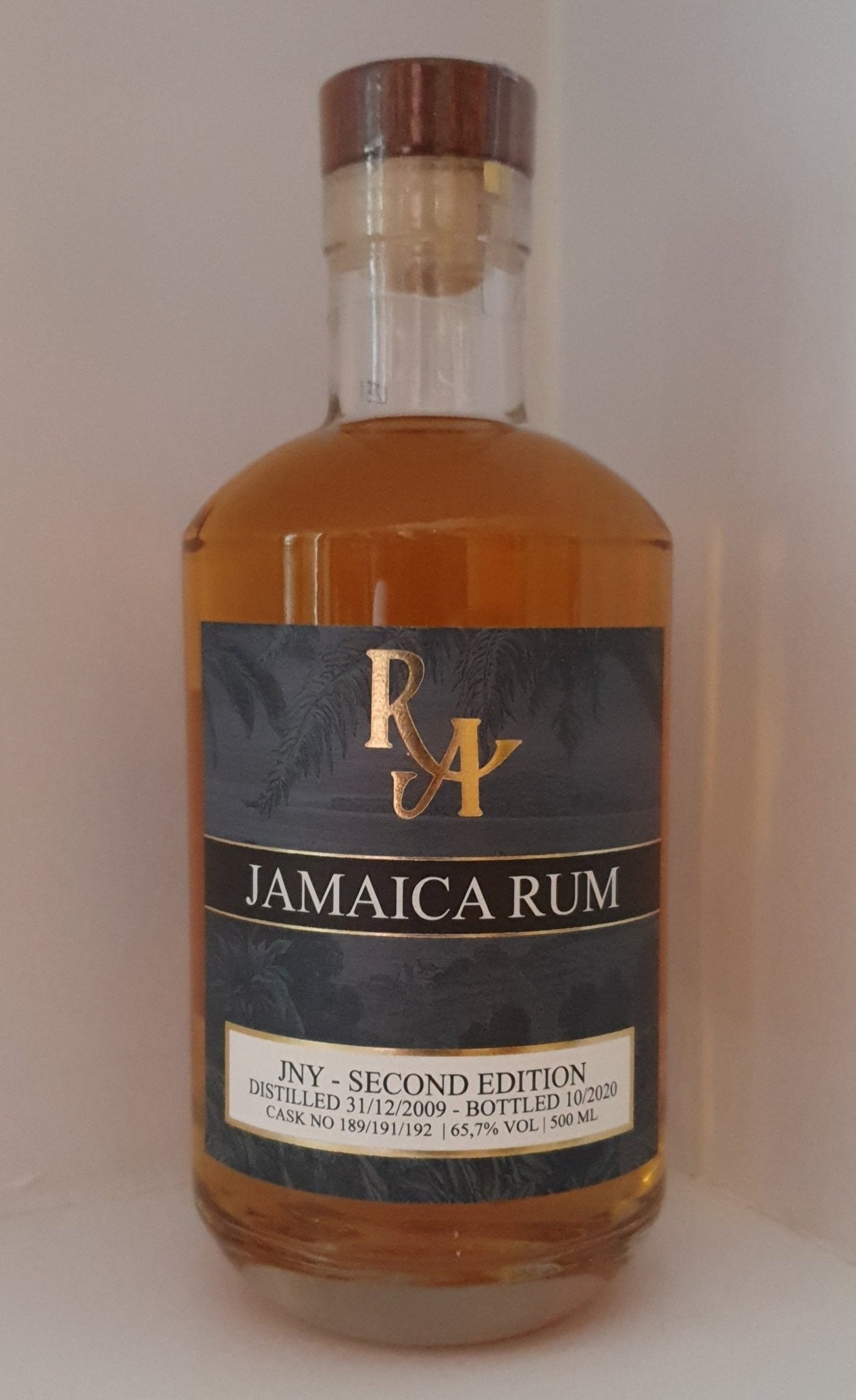 Rum RA Artesanal Jamaica 11 Jahre 65,7% JNY Distillery single cask 2009 2020  Inn-out Spirituosen Leipzig raritäten Edition