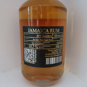 Ra Rum Artesanal single cask Jamaica 11 Jahre JNY second edition 0,5l 65,7% 12/2009 - 09/2020