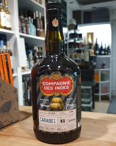 Compagnie des Indes cdi Rhum Rum Caraibes Sauternes Cask Bottled Perola Limited Cask Edition 2020 0,7l 43%