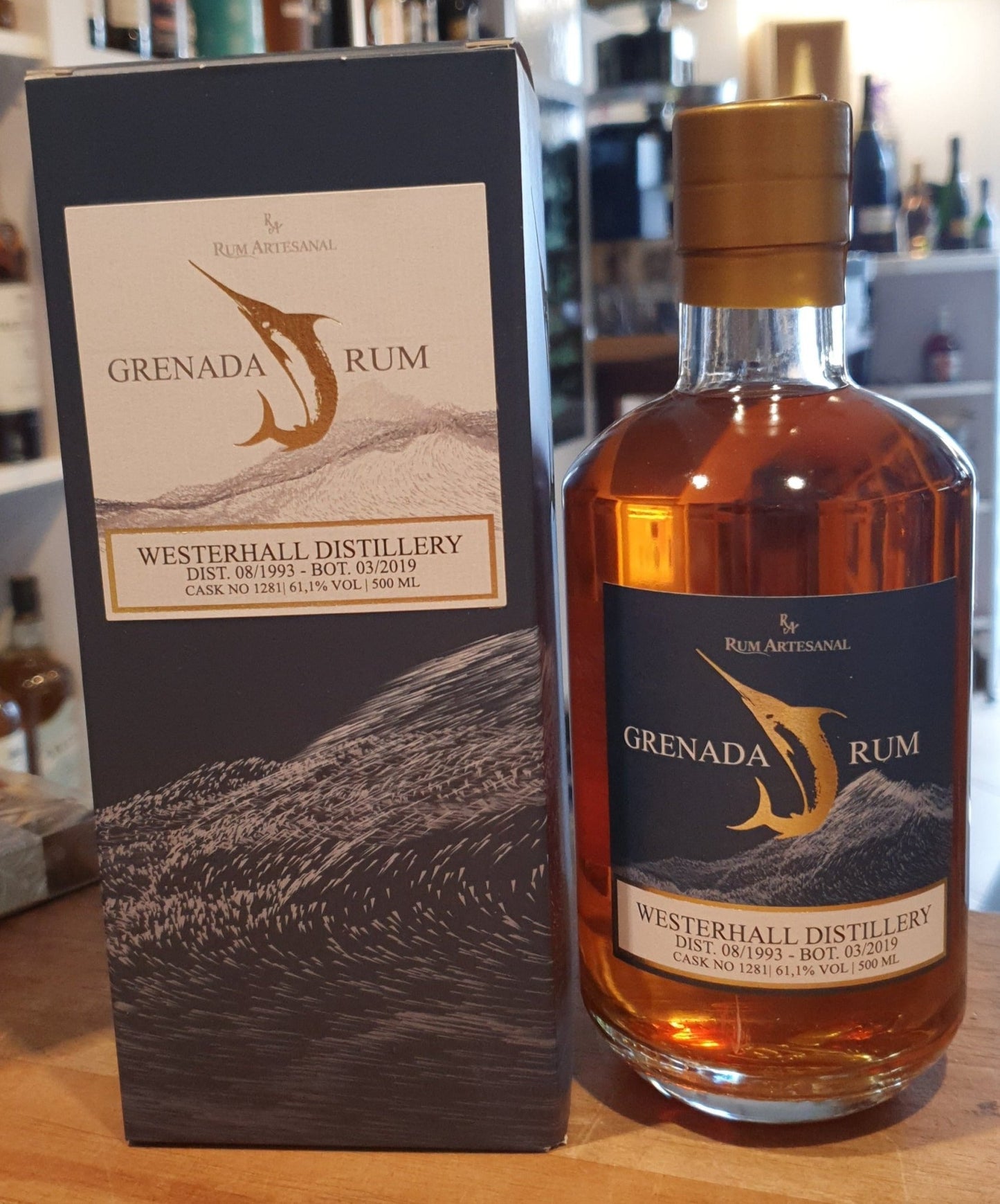 RA Grenada 1993 2019 25y Westerhall Dist. #1281 0,5l 61,1% vol. single cask Rum Artesanal - inn-out-shop