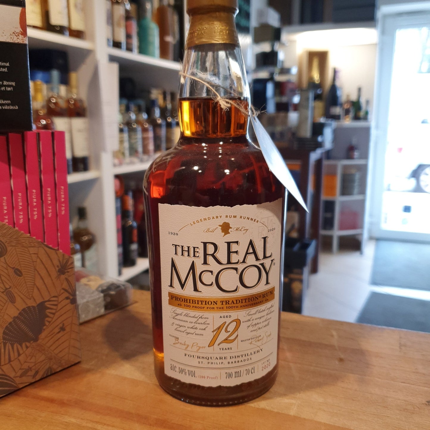 The Real McCoy - 12 Years 100 Proof 100th Anniversary 50 % 0,7 L Sonderedition Barbados Foursquare 2020 Anlässlich 100th Proh