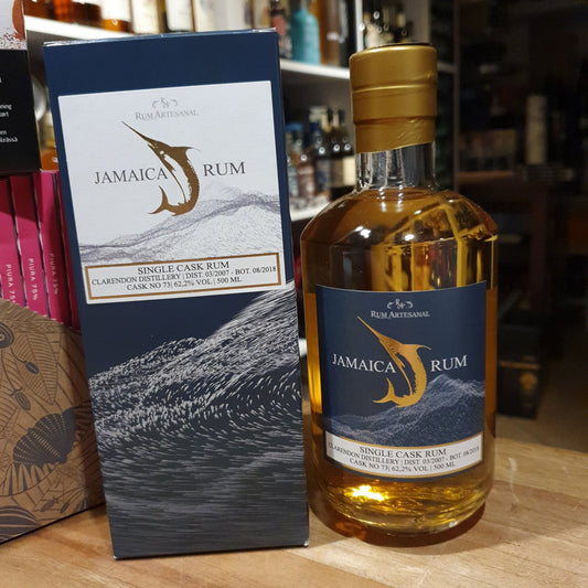RA Jamaica 2007 2018 11y Clarendon Distillery Nr. 73 0,5l 62,2% vol. Rum Artesanal - inn-out-shop