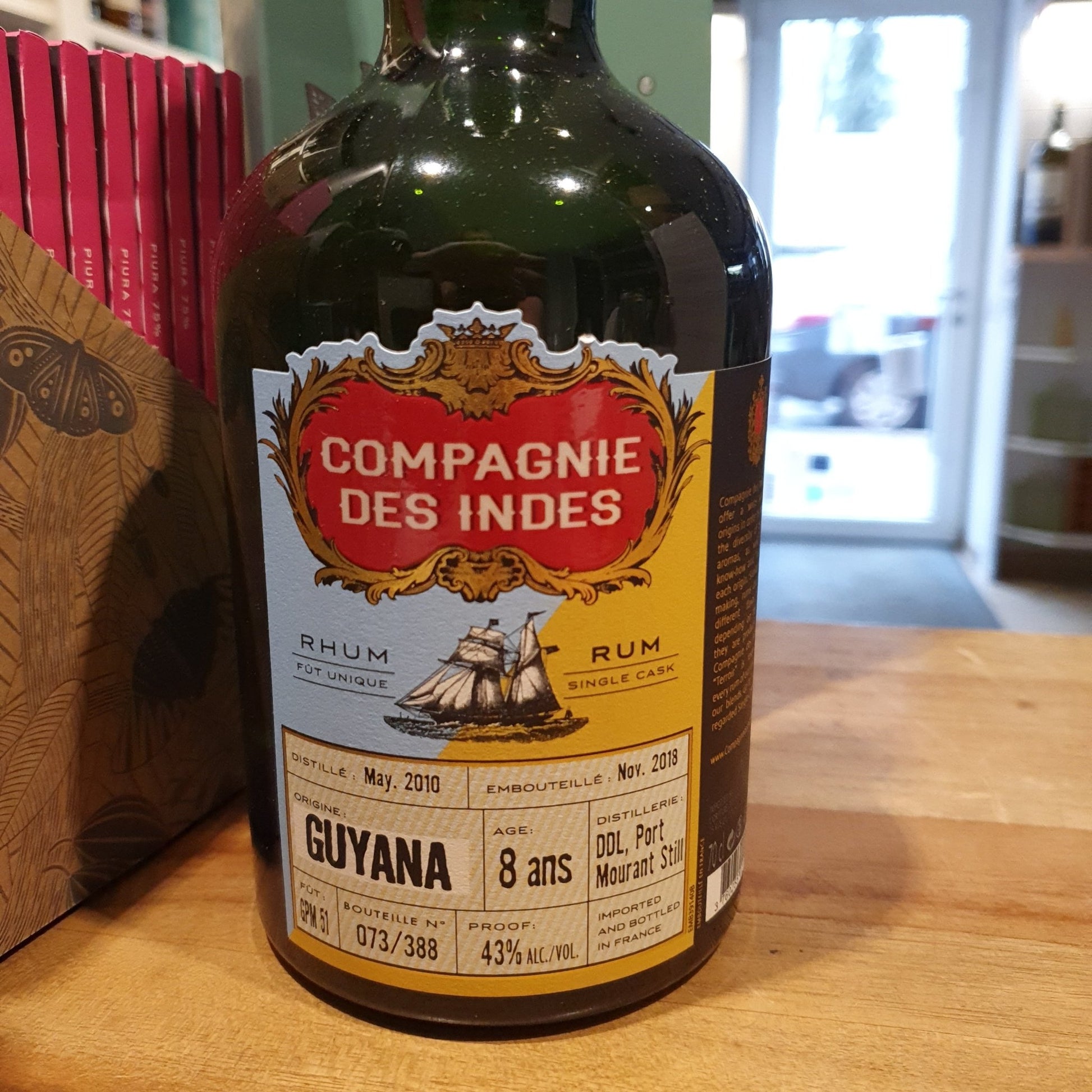 Compagnie de indes Guyana 8y Rum Diamondist. 0,7l 43% vol. Single Cask RUM CDI - inn-out-shop
