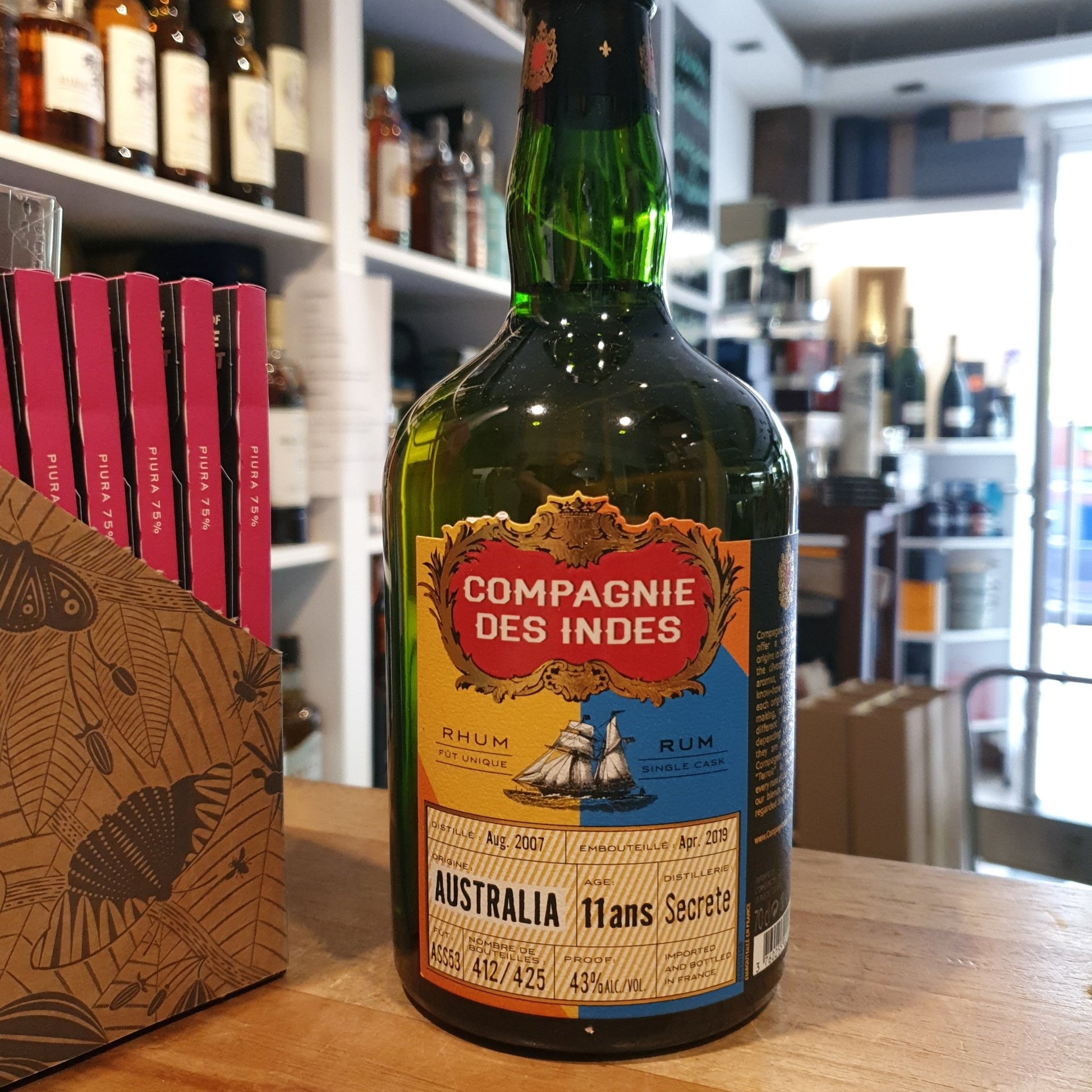 Compagnie des Indes cdi Australia 11y ( Secret Distillery ) Single Cask Rum 43% vol. 0,7l Fassabfüllung Sonderedition