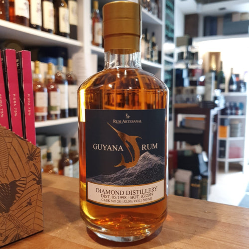 RA Guyana 1998 2019 20y Diamond Dist. MEEA 0,5l 52%vol. Single Cask Rum Artesanal - inn-out-shop