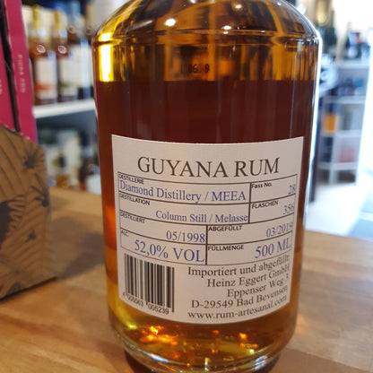 RA Guyana 1998 2019 20y Diamond Dist. MEEA 0,5l 52%vol. Single Cask Rum Artesanal - inn-out-shop