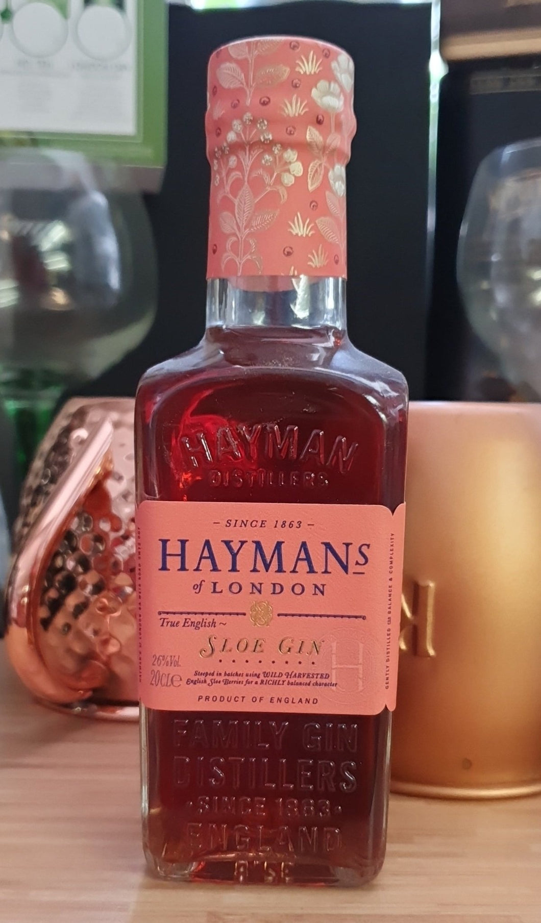 Haymans Sloe Gin Mini 0,2l 26% vol. Flasche